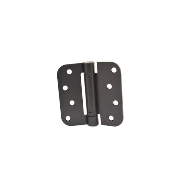 Hager 1752410R 4 x 4 in. - 0.625 in. Radius Corner Steel Full Mortise Residential Spring Hinge; No. 118731 Matte Antique Bronze 1752410R - main